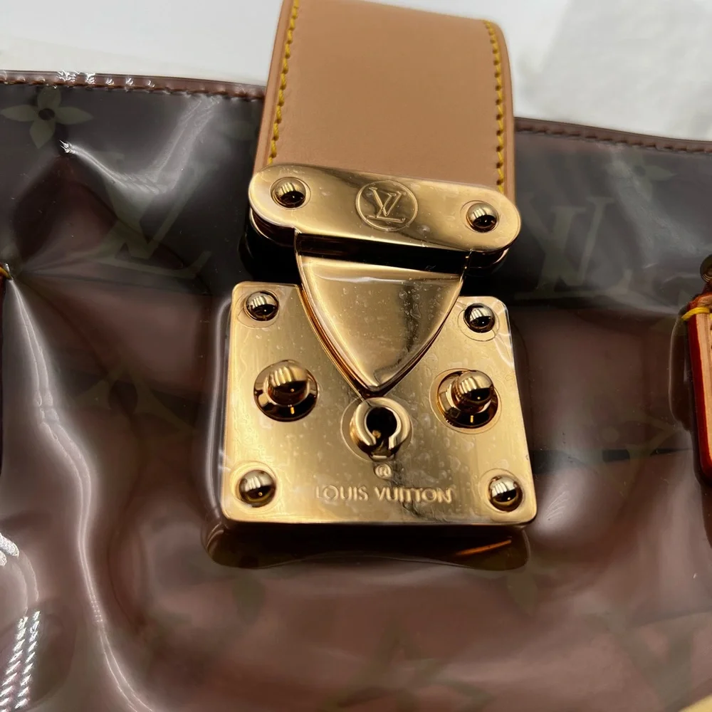 Authentic Louis Vuitton Monogram Vinyl Neo Cabas Ambre MM Tote Bag. Brand New. - Picture 9 of 11